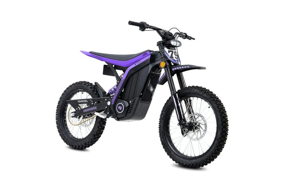 79BIKE Lynx roxa, moto elétrica off road